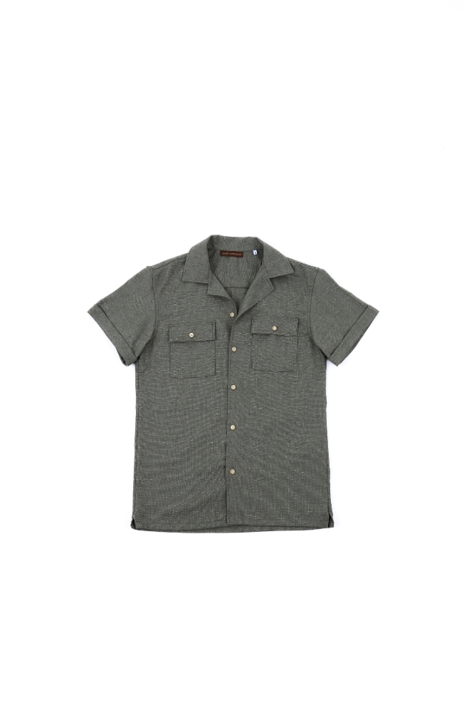 Keten Gömlek - Haki